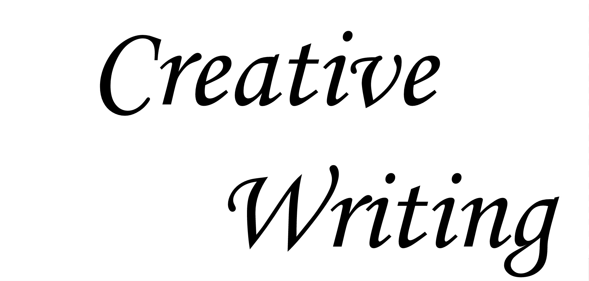 creative writing and media arts