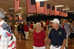 Participants in the Grand March.