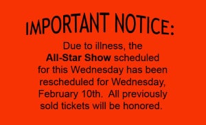 All Star Cancellation