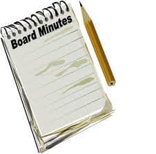 board minutes