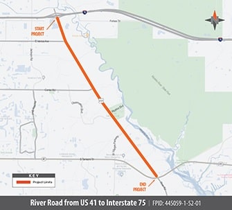 River Road Widening February 2022