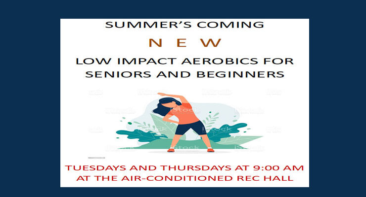 Summer Aerobics Classes Starting