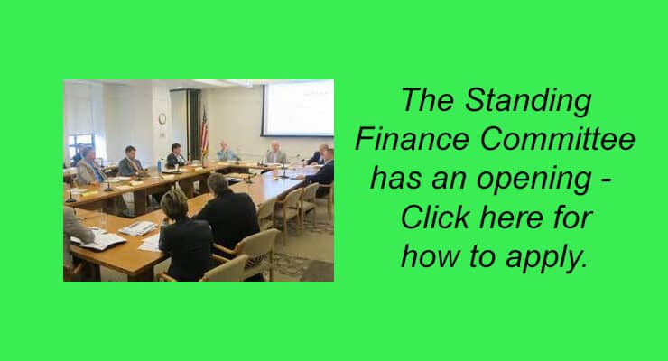 Finance Committee Openings