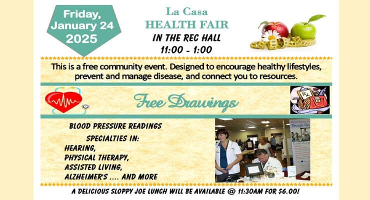 Health Fair 2025 – Friday, Jan 24!!