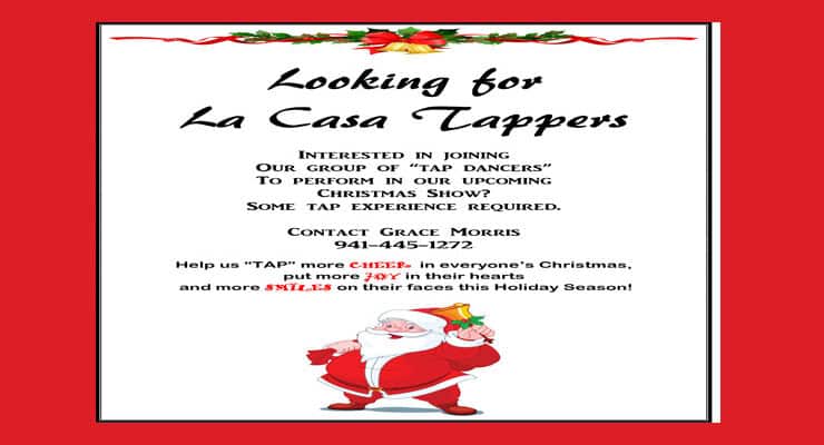 Join the La Casa Tappers for Christmas Show!!