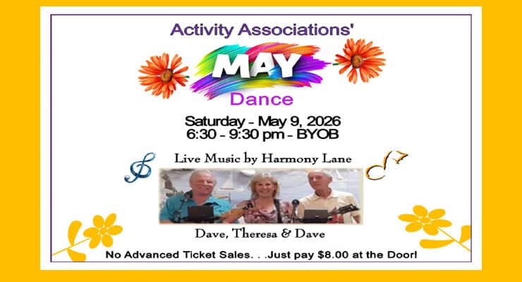 Activity Association May 9th Dance
