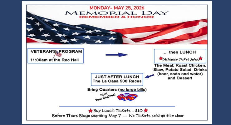 2026 Memorial Day Tickets Go On Sale May 7th