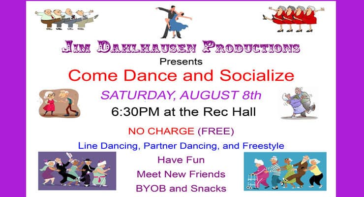 FREE DANCE ON AUGUST 8, 2026!!