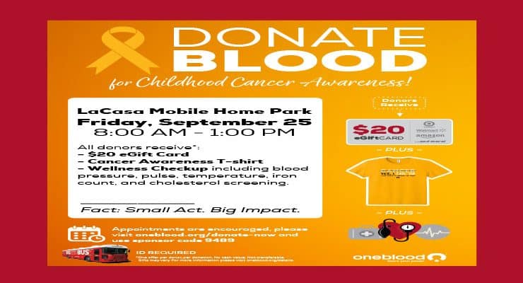First Blood Drive of the New Season Around the Corner